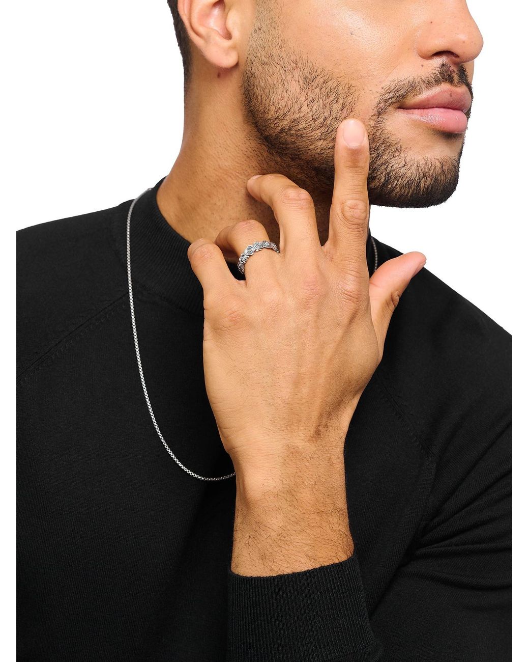 Thomas Sabo Ring in Metallic für Herren