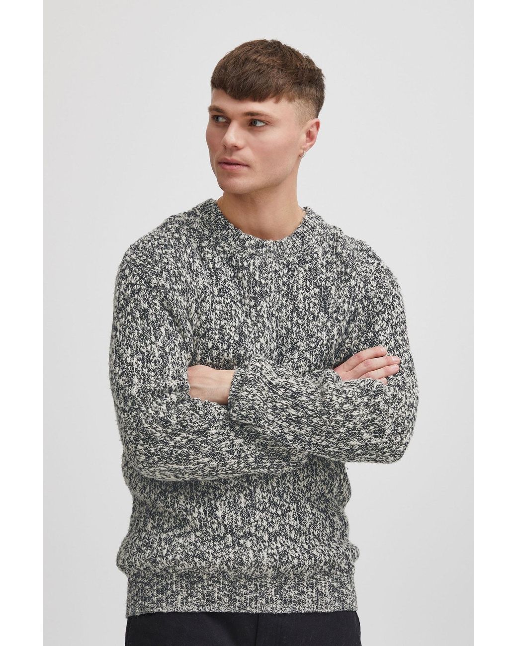 Solid Pullover Gubber in Gray für Herren
