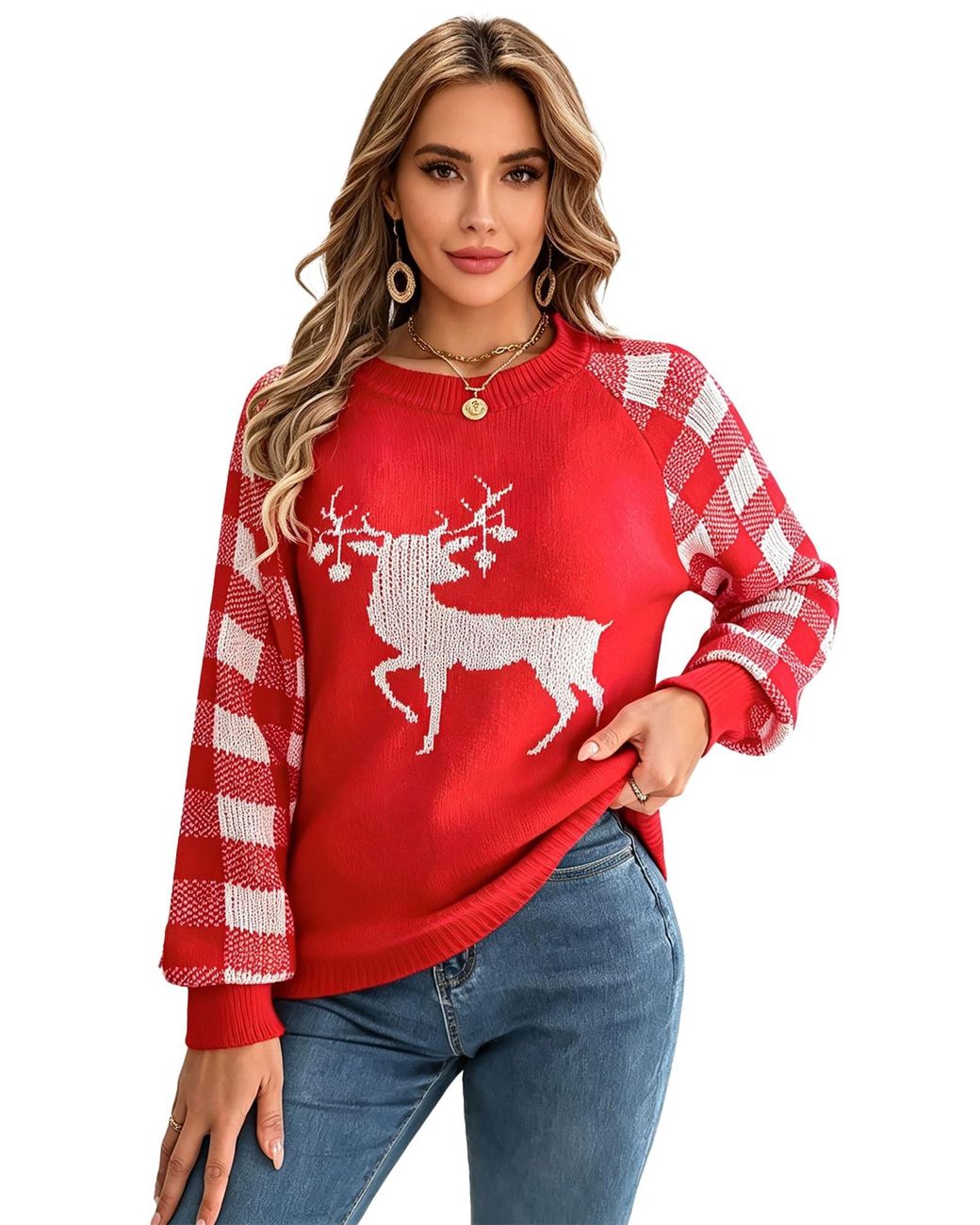 KoJooin Red Pullover