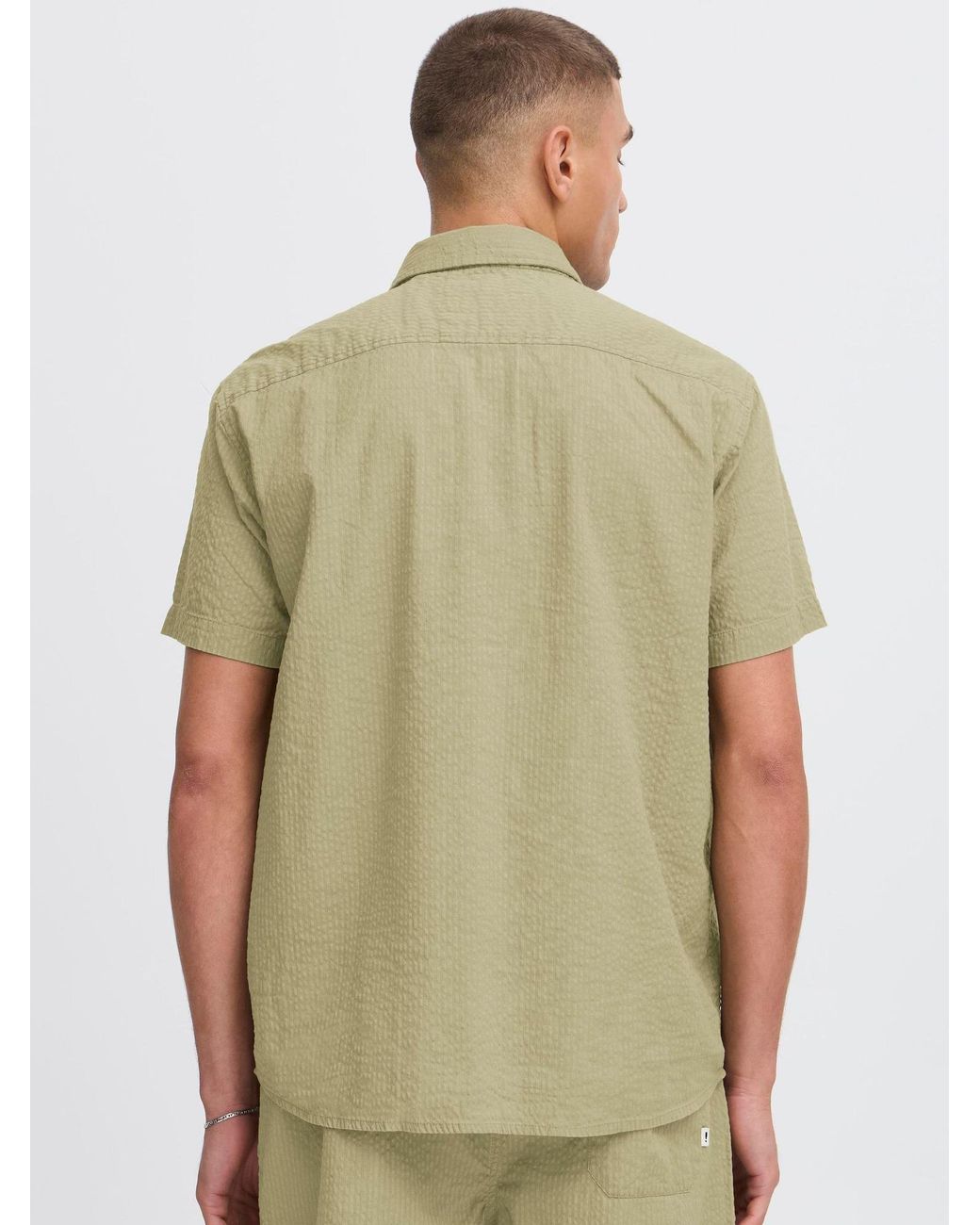 Solid Hemd Sdpalle in Green für Herren