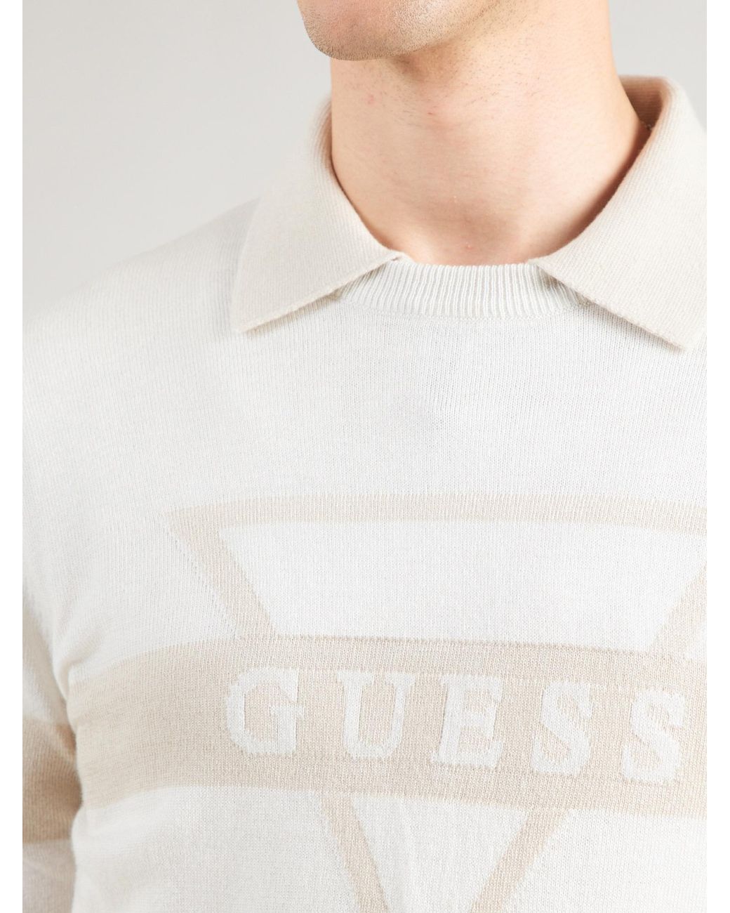 Guess Pullover Mark in White für Herren