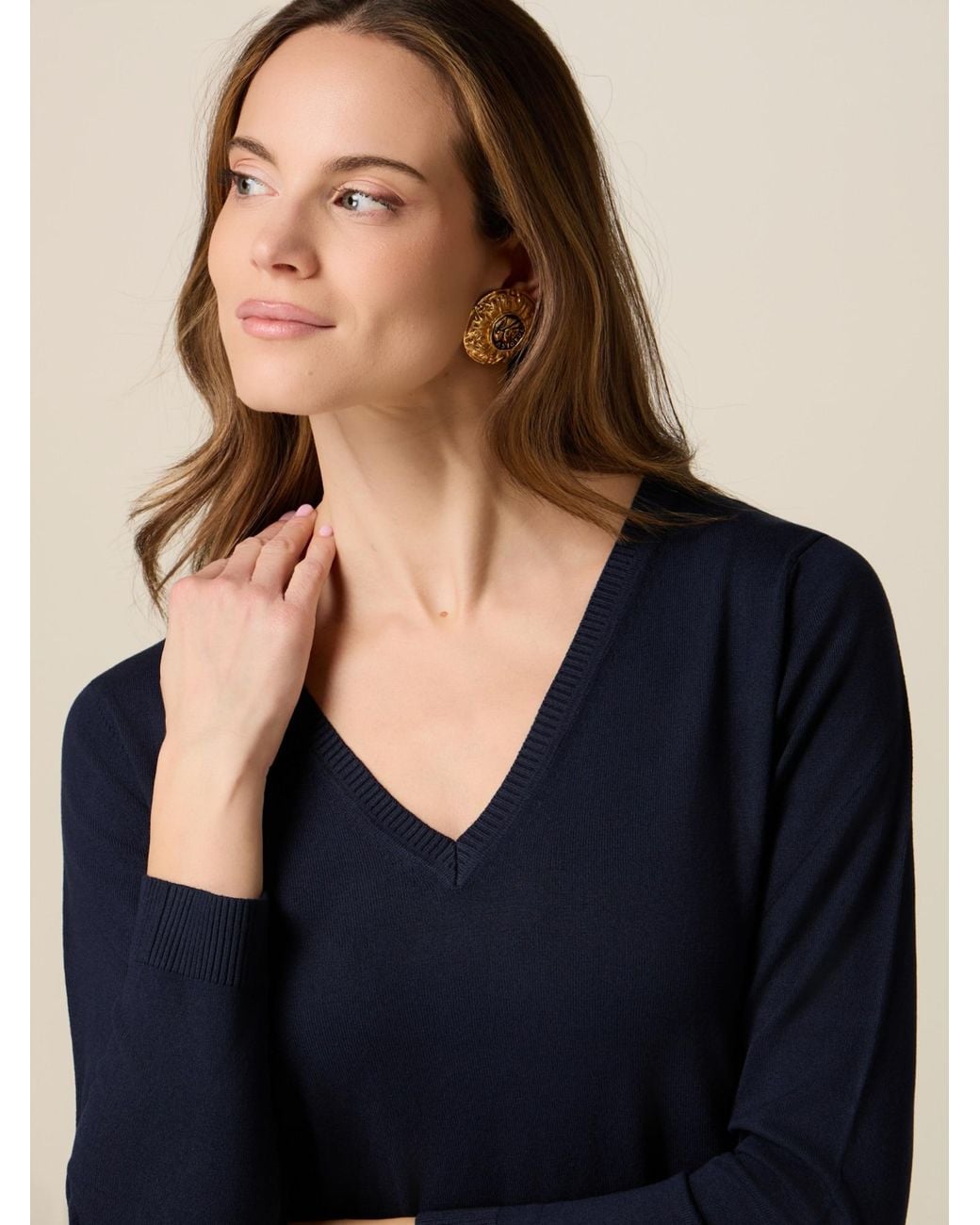 Oltre Blue Pullover