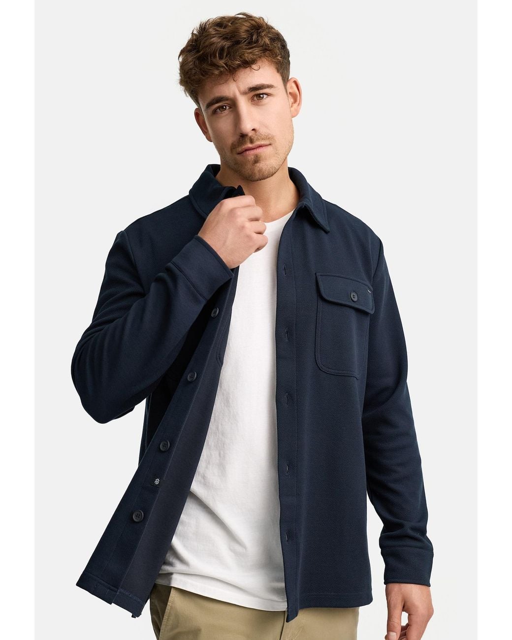 INDICODE Hemd Nello in Blue für Herren