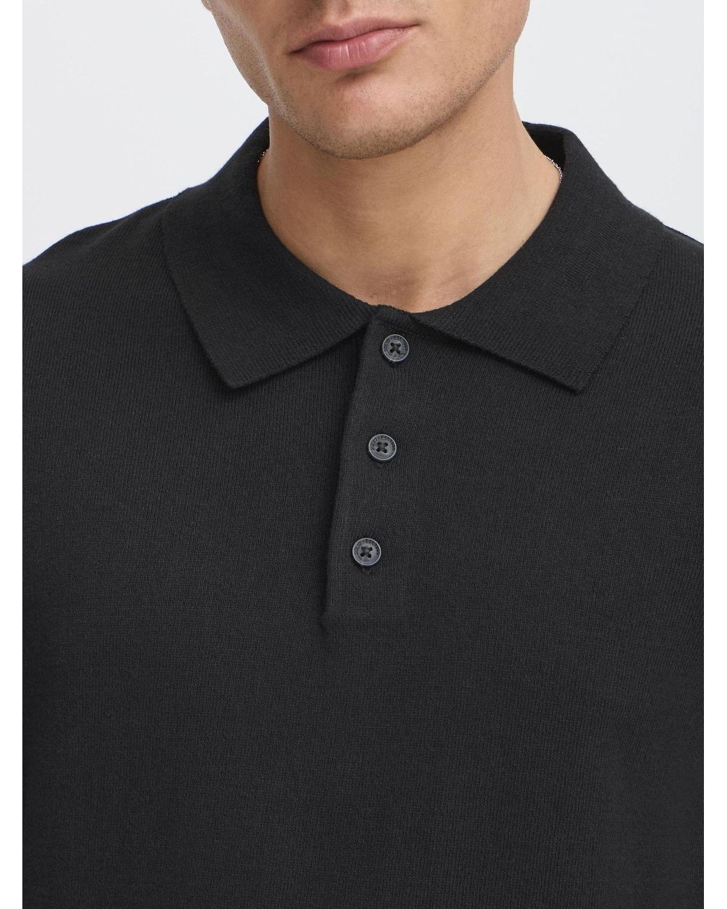 Solid Strickpullover Sdakel in Black für Herren