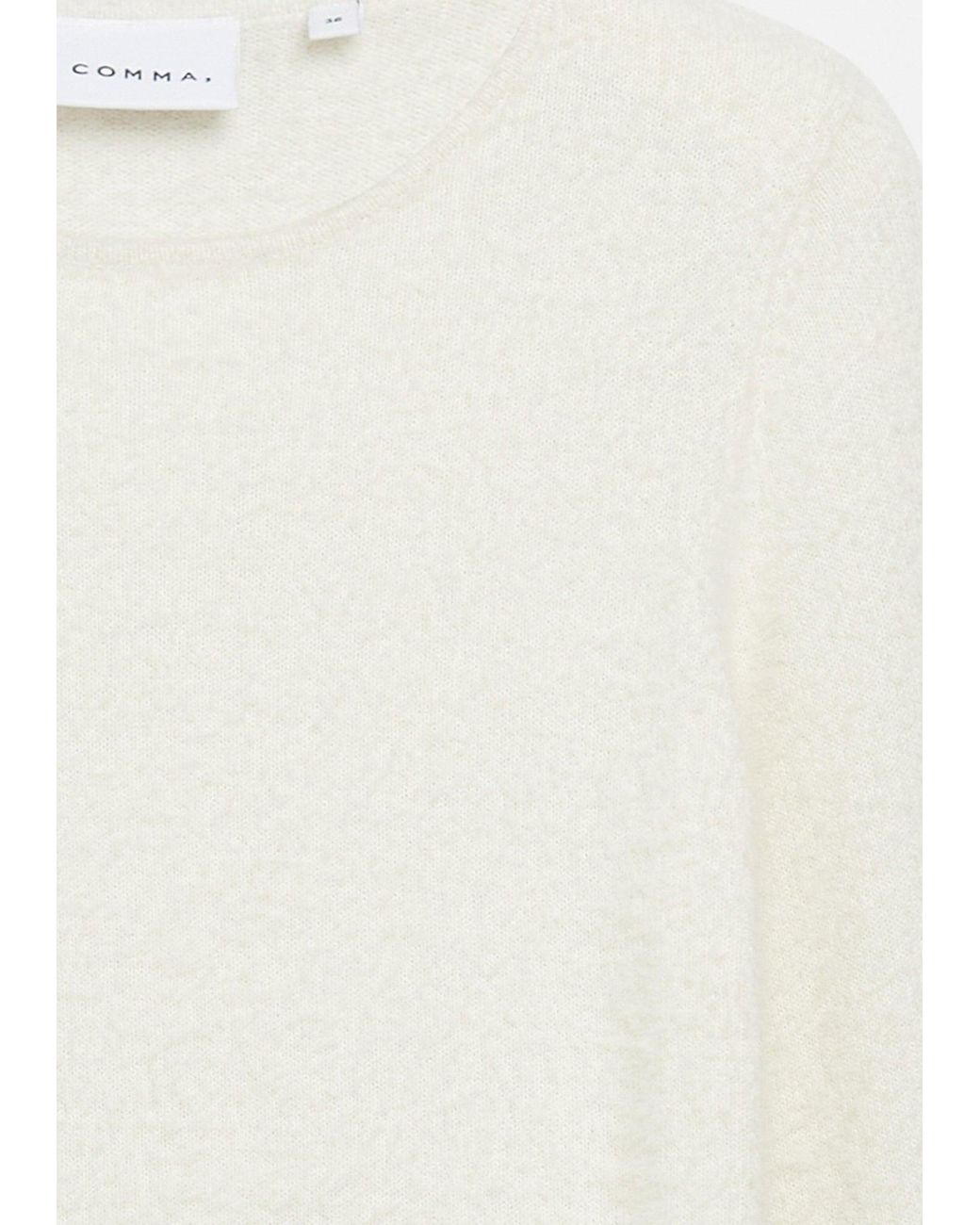 Comma, White Pullover