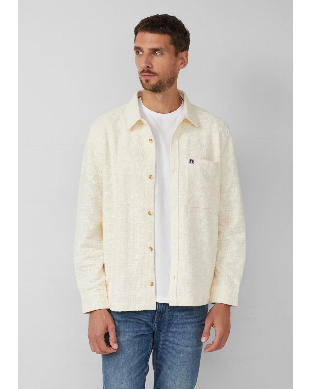 S.oliver Hemd in White für Herren