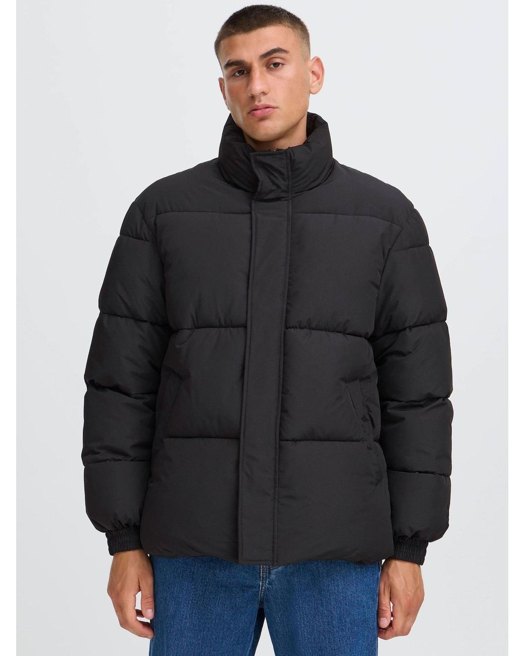 Solid Winterjacke Sdroy Puffer in Black für Herren