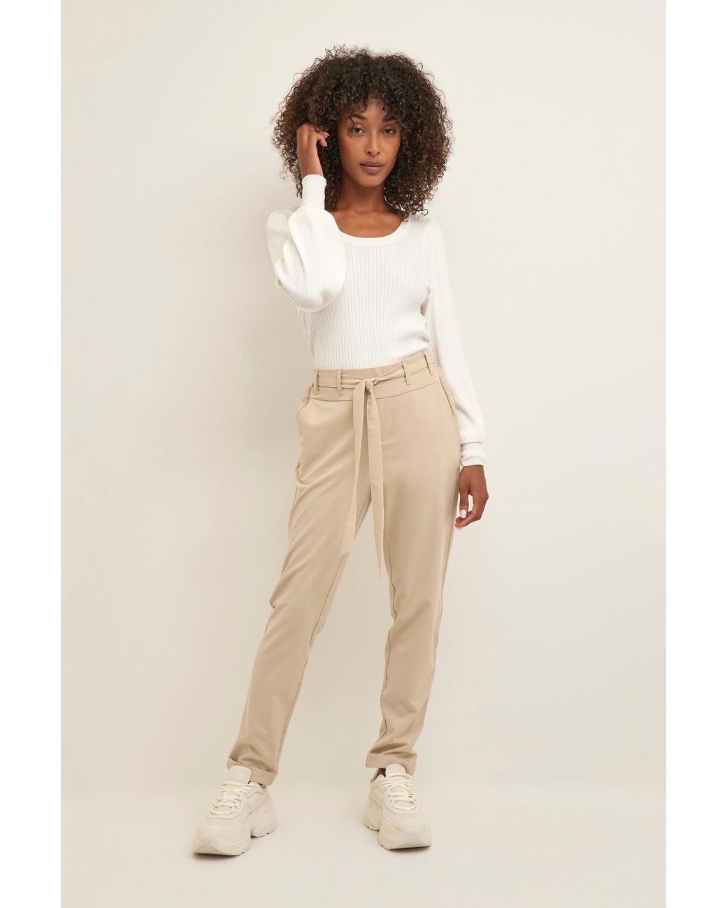 Kaffe White Pullover Dora