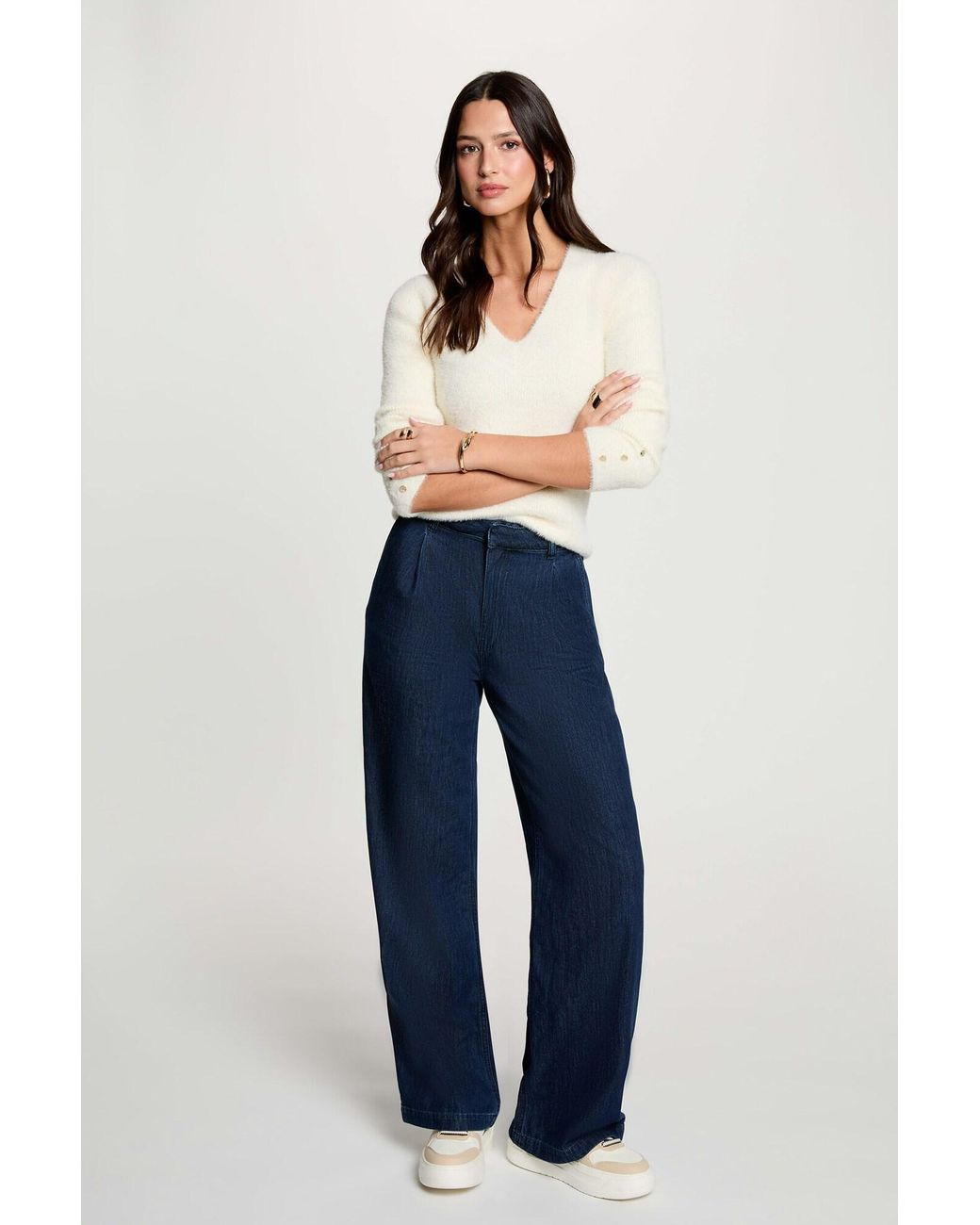 Morgan White Pullover Mlisa