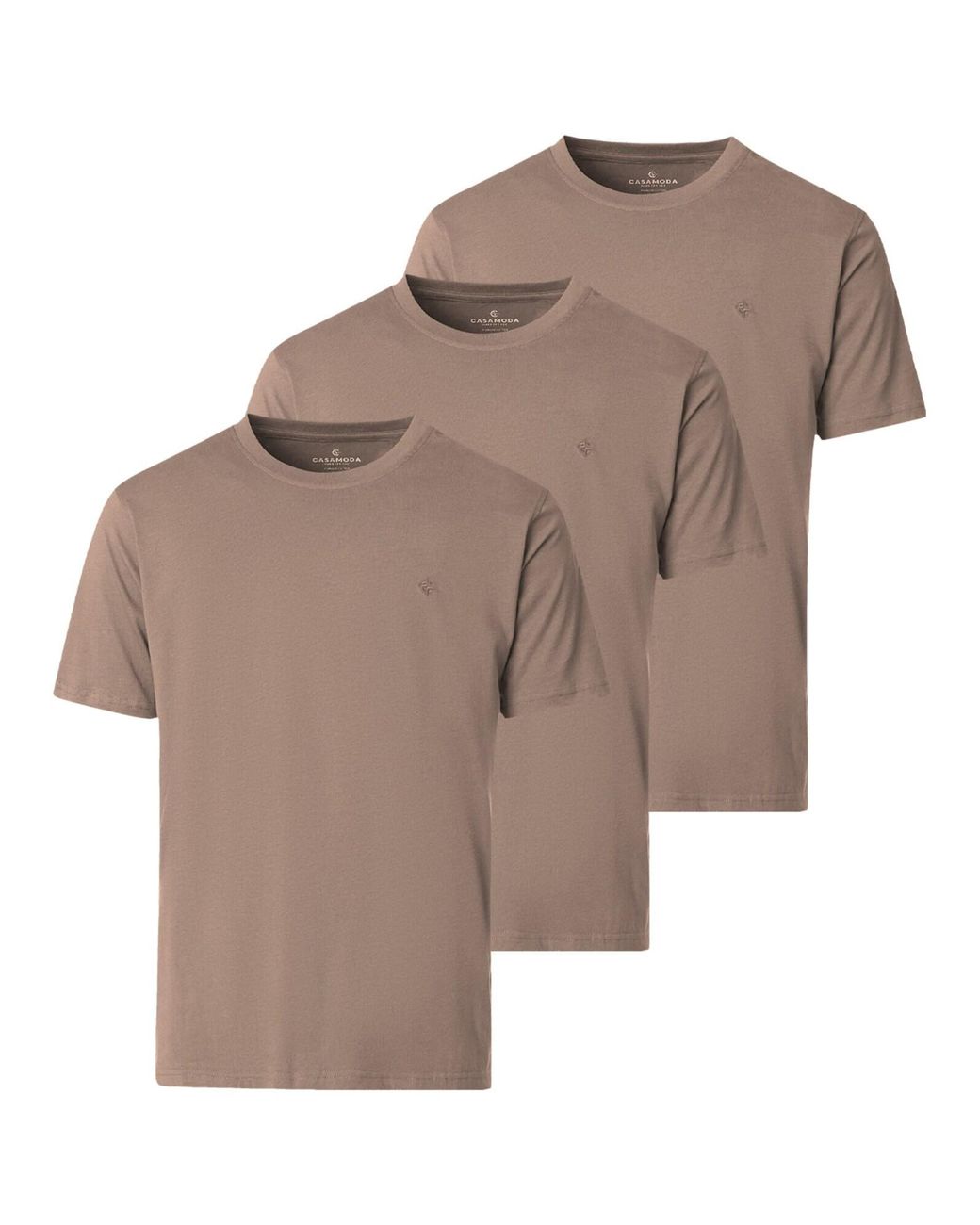 CASA MODA Shirt Basic in Brown für Herren