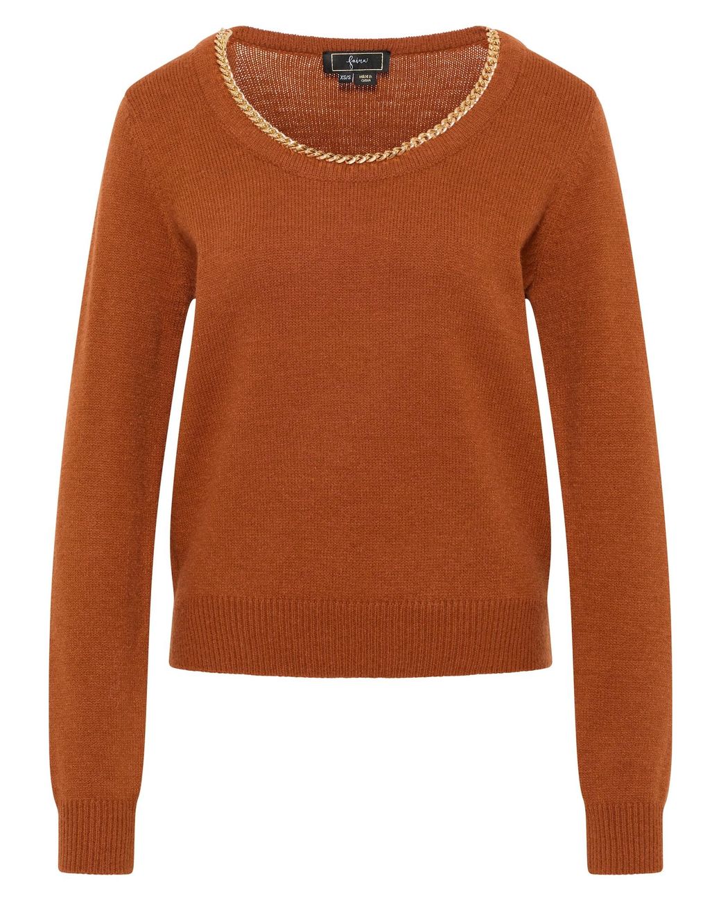 faina Brown Pullover