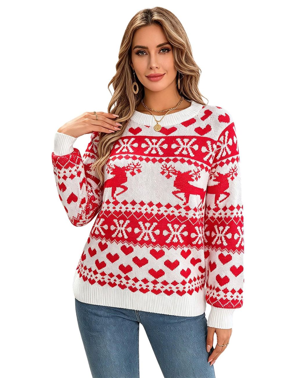 KoJooin Red Pullover
