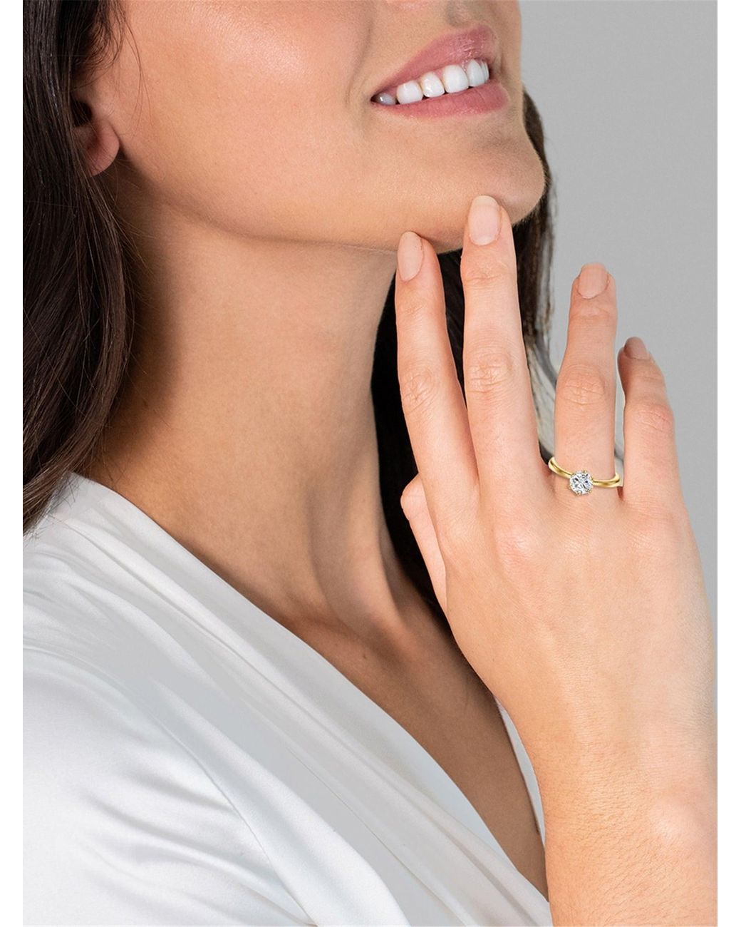 Trilani Metallic Ring