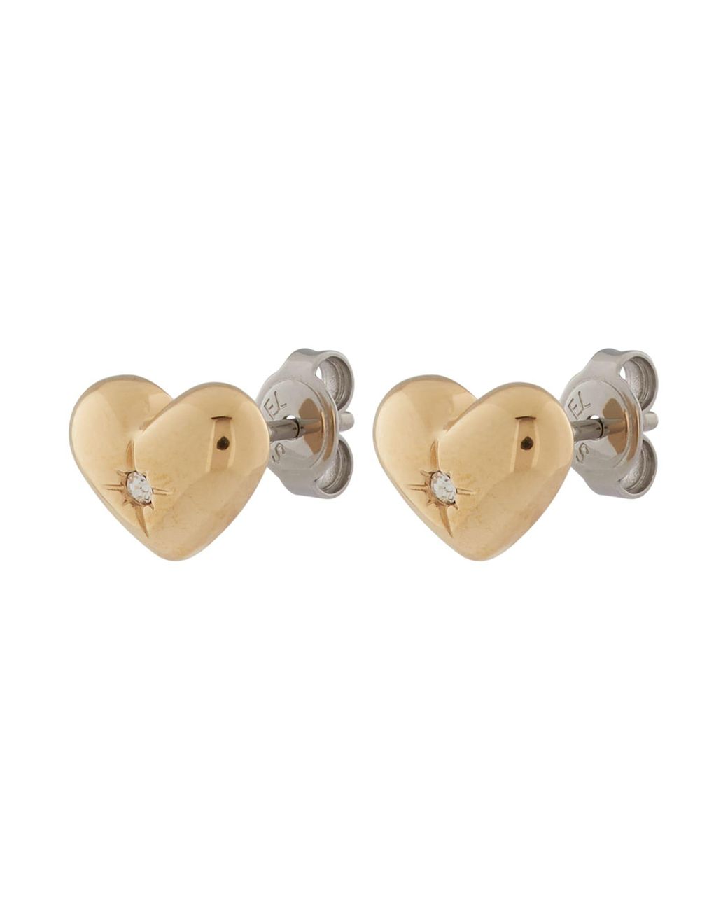 Fossil White Ohrringe Sadie
