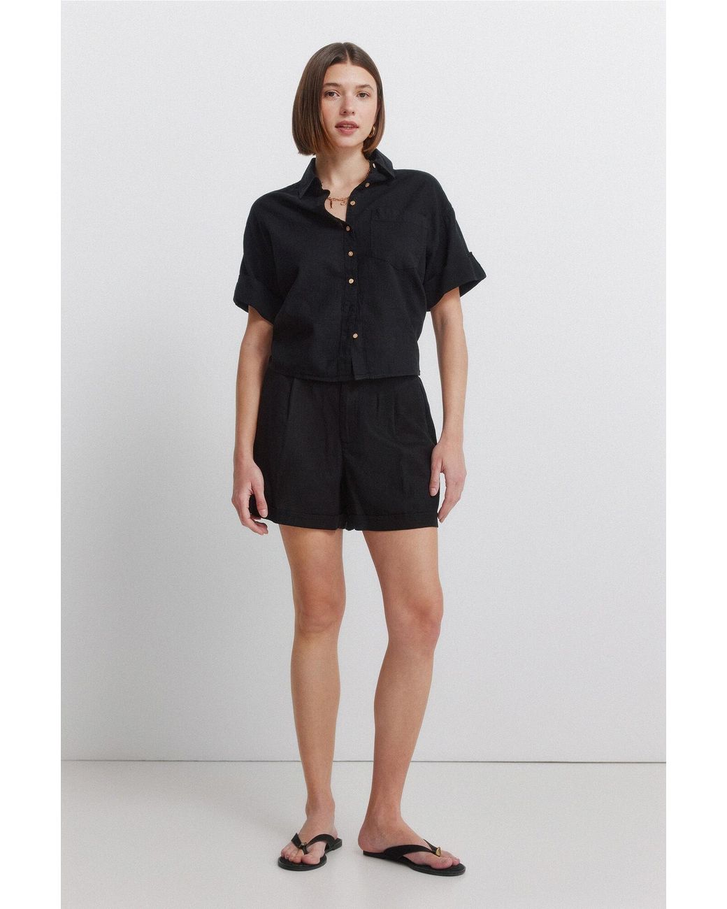 Springfield Black Bluse