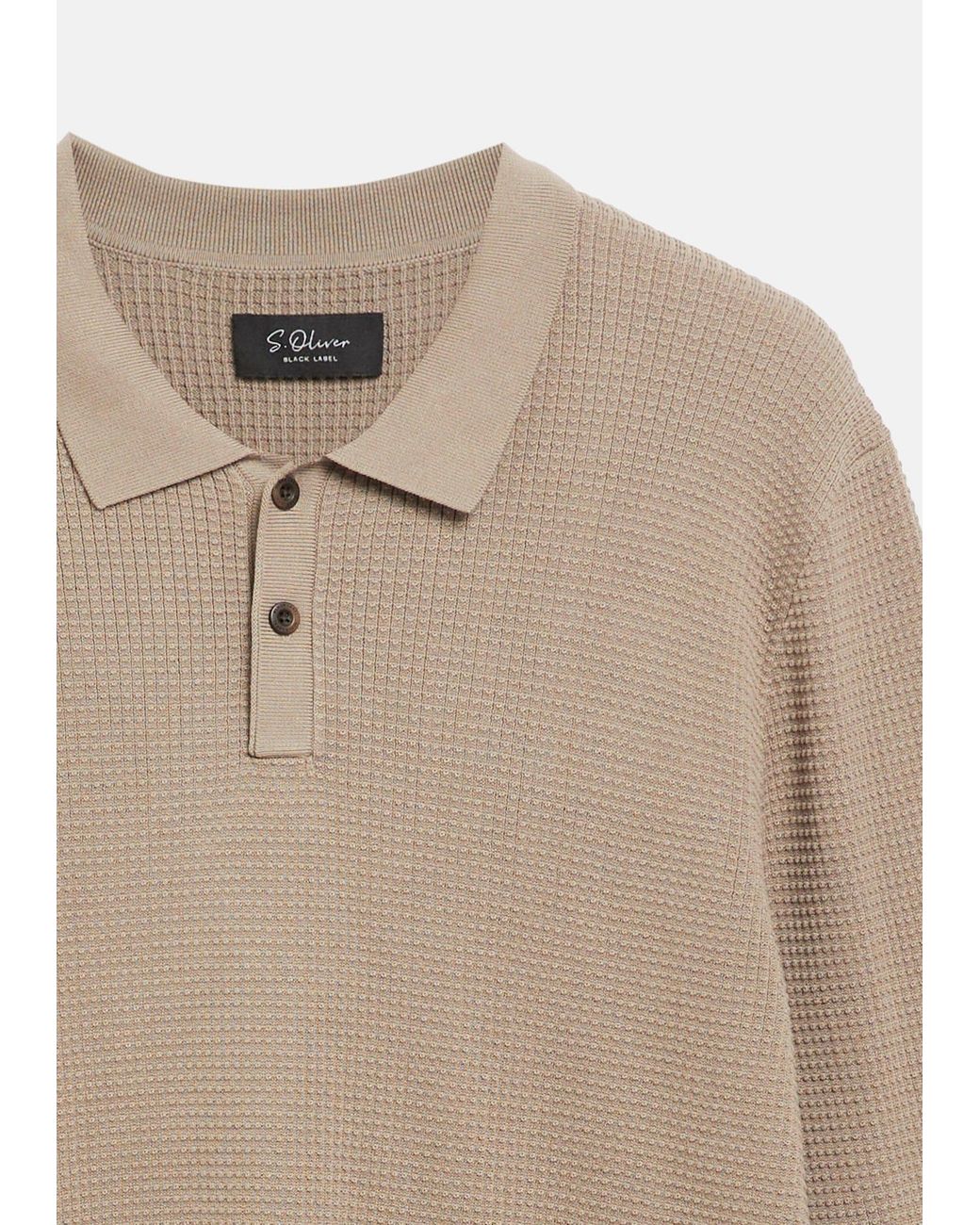 S.oliver Pullover in Natural für Herren