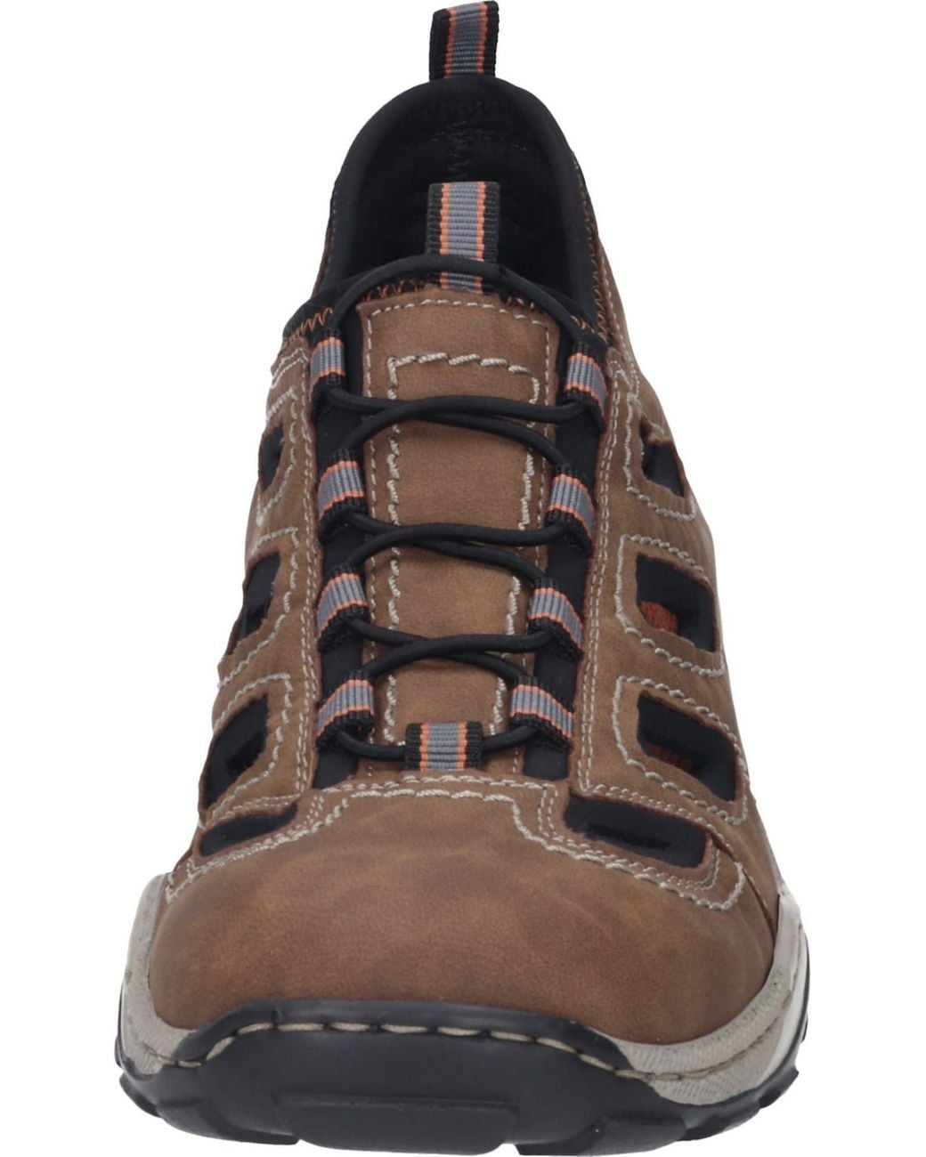 Rieker Sportlicher Schnürschuh in Black für Herren