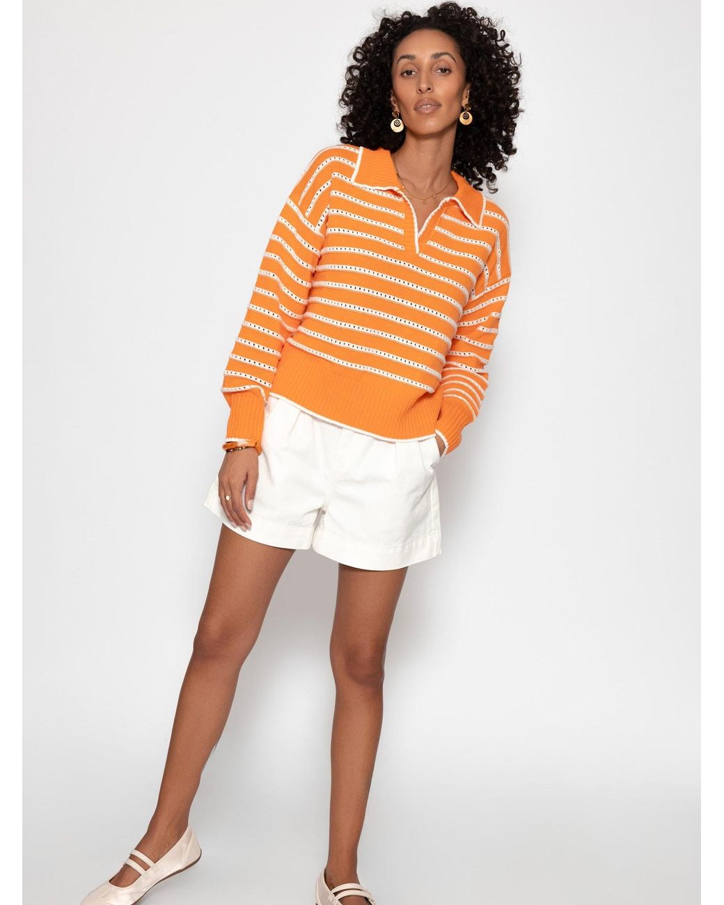 SassyClassy Orange Pullover