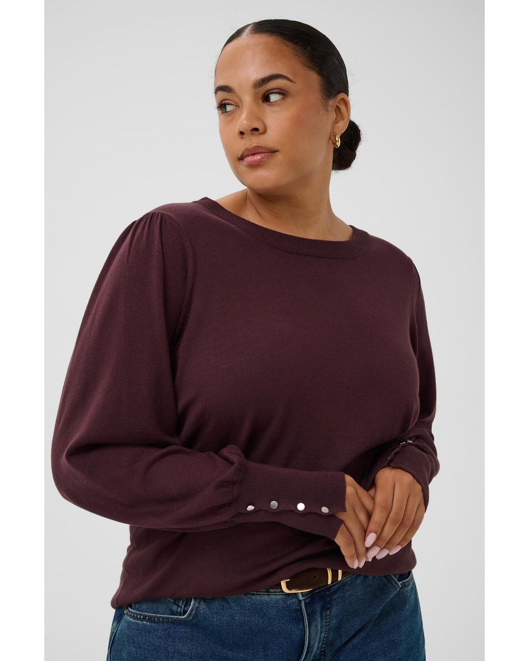 Kaffe Red Pullover