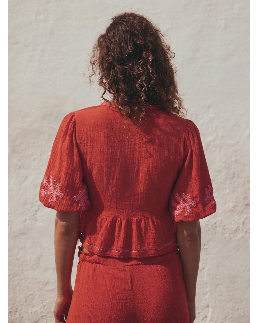 Next Red Bluse