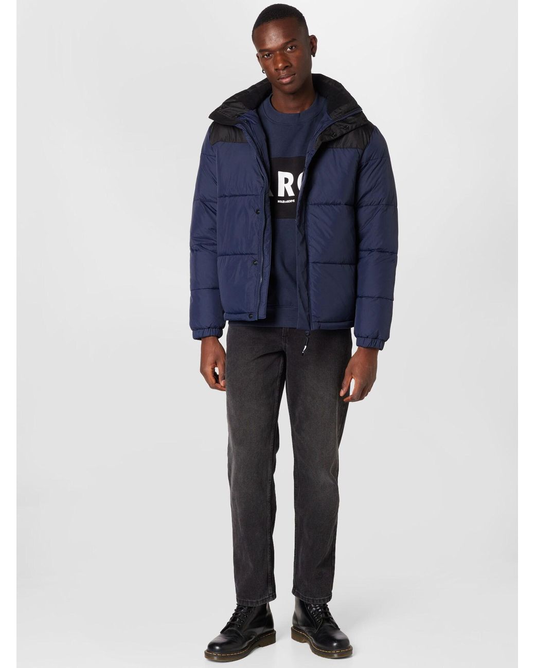 Solid Jacke in Blue für Herren