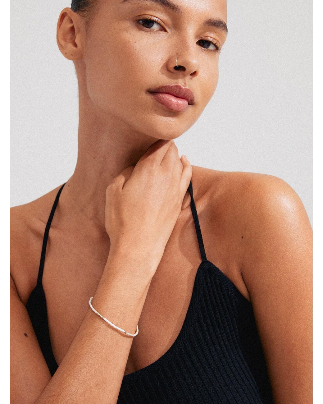 Pilgrim White Armband Alison
