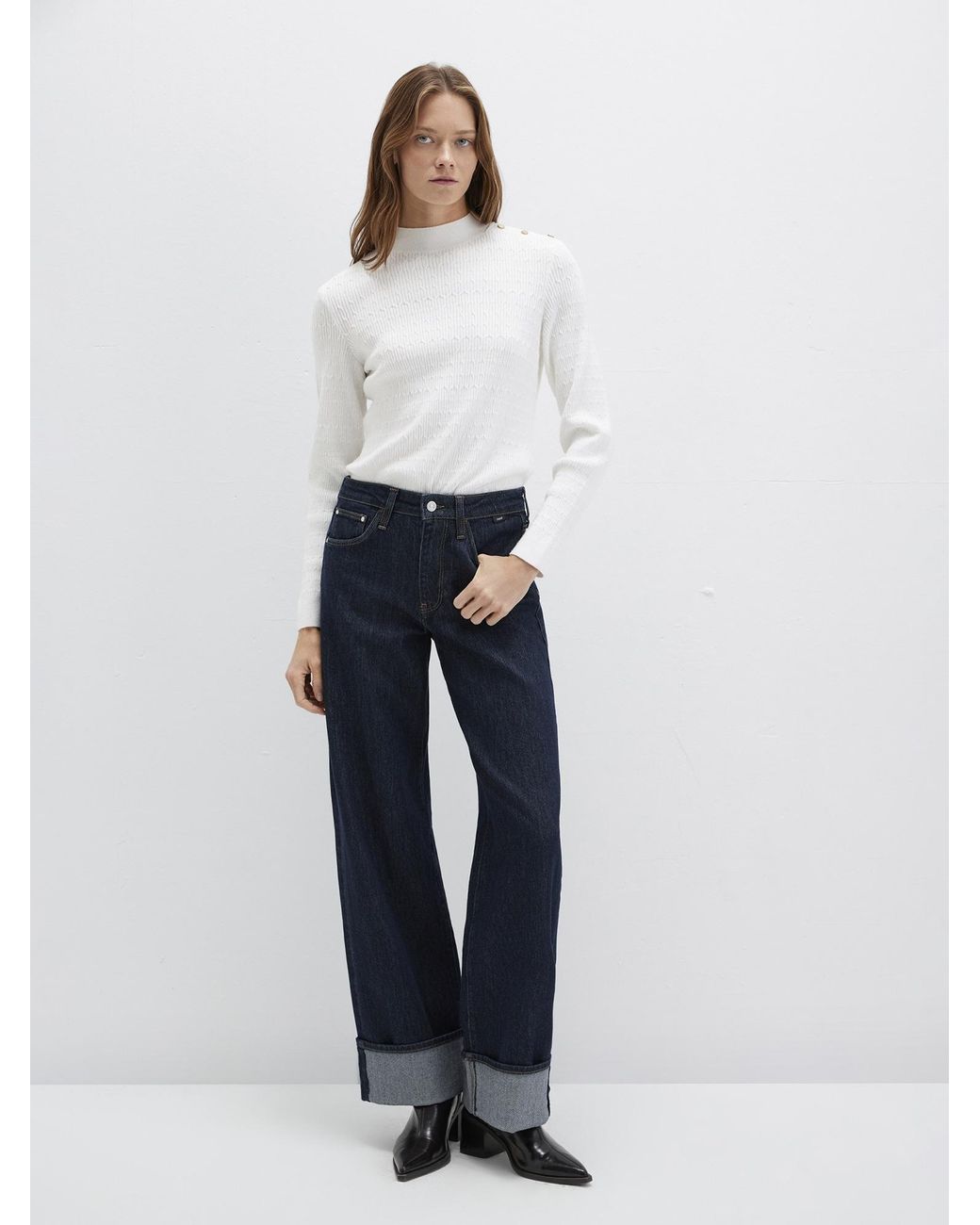 Mavi White Pullover