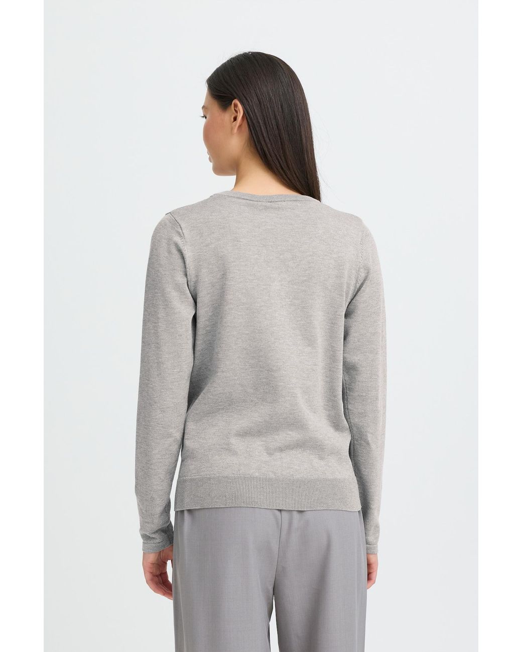 Ichi Gray Pullover Ihluls
