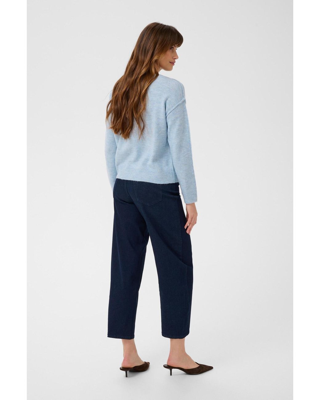 Kaffe Blue Pullover Iris