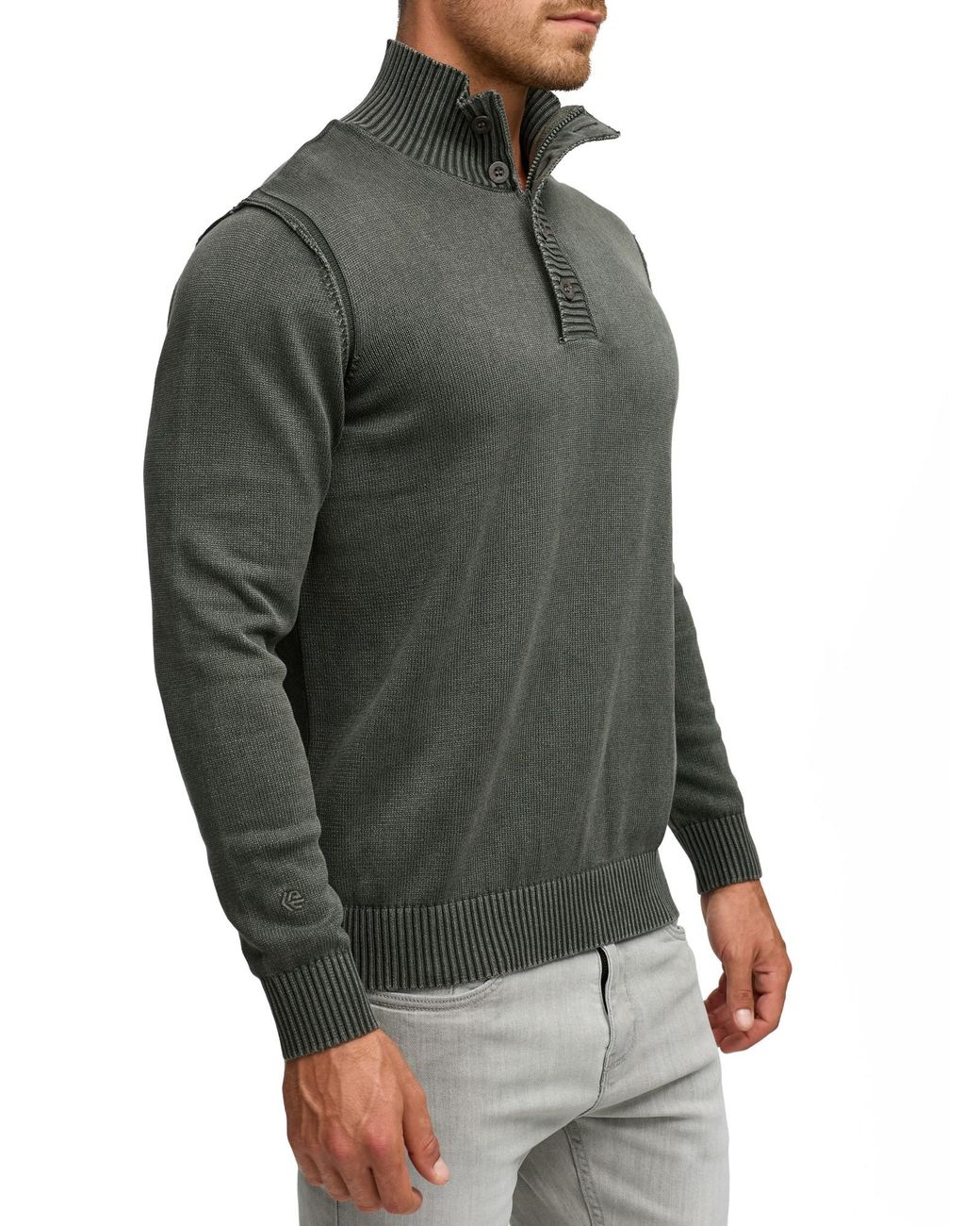 INDICODE Pullover in Gray für Herren