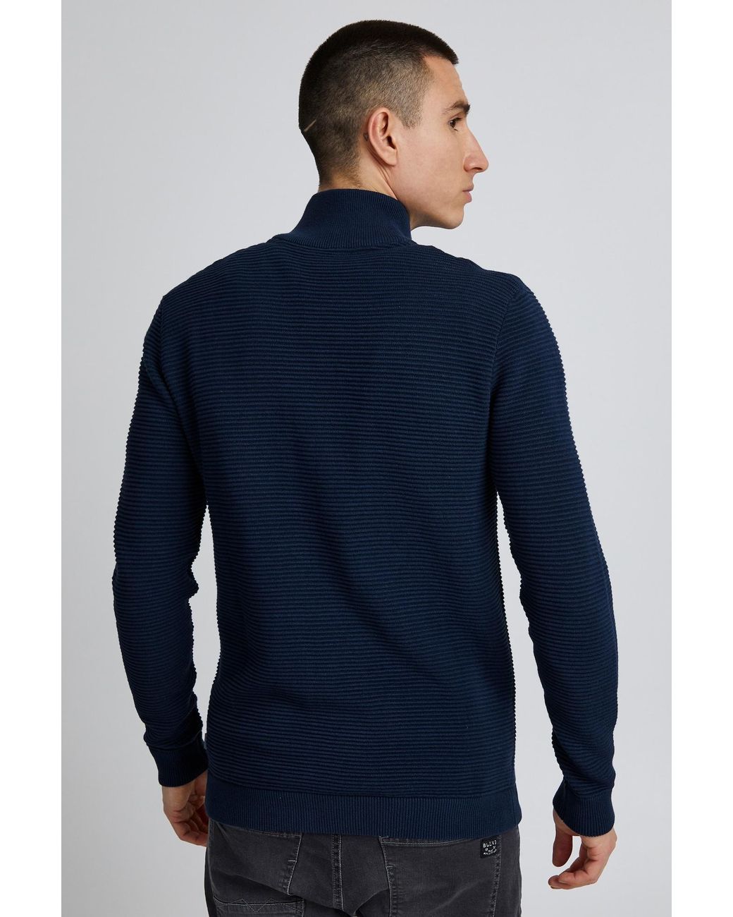 Solid Strickjacke Nicklas in Blue für Herren