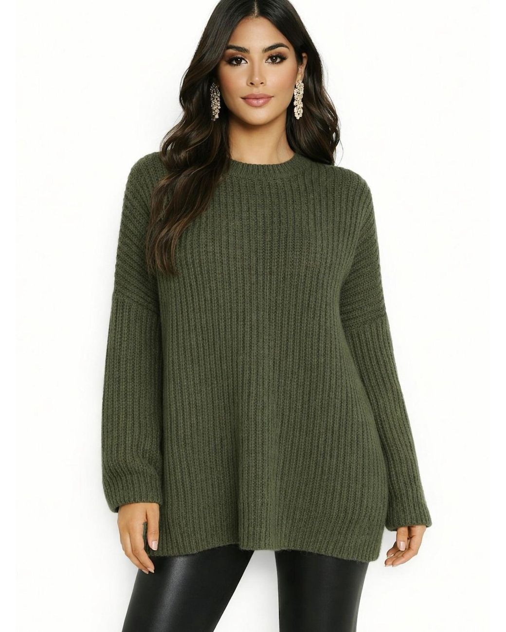 Worldclassca Green Oversizepullover Dicker