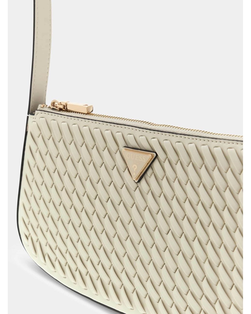 Guess White Schultertasche Kora