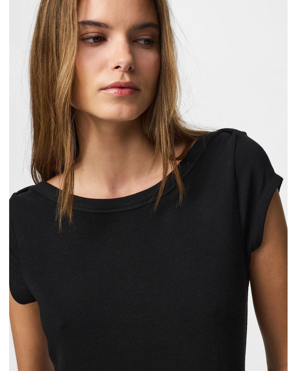 Pieces Black T-Shirt Pcsof
