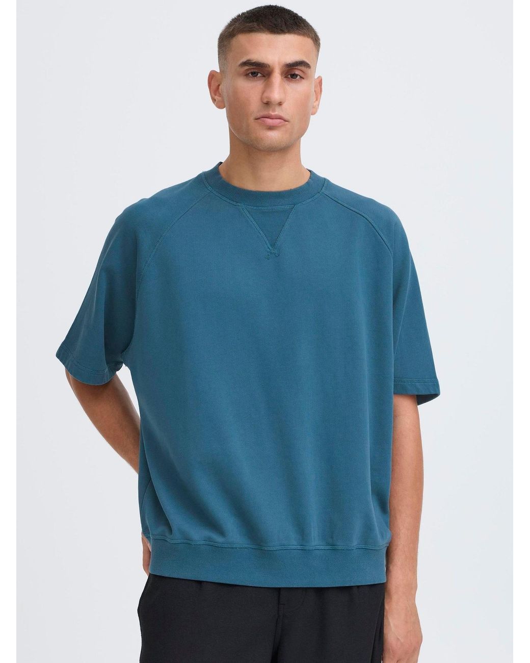 Solid Sweatshirt Sdslater in Blue für Herren