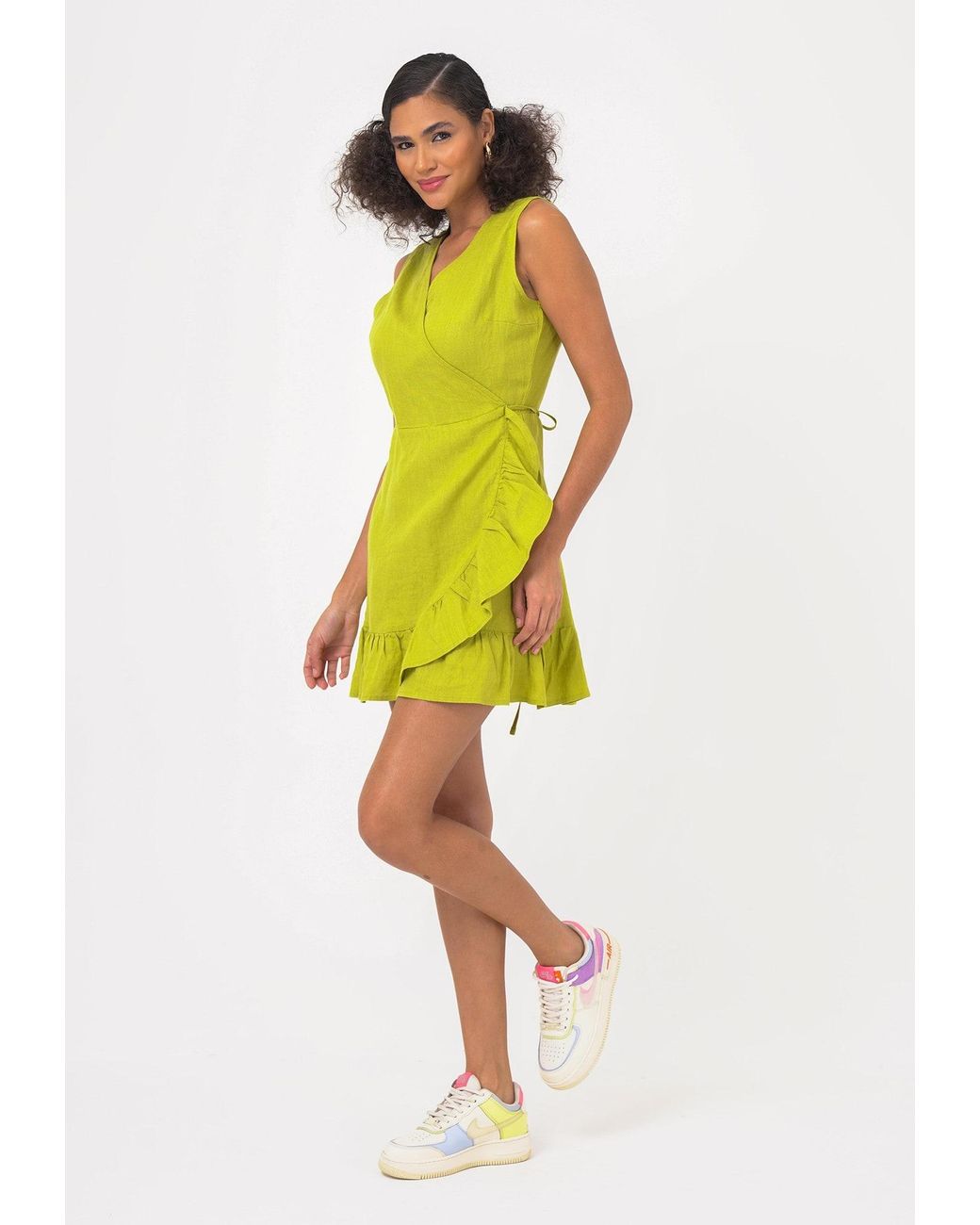 FRESHLIONS Yellow Sommerkleid Mailinda