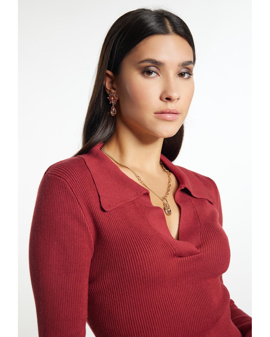 faina Red Pullover Dulcey