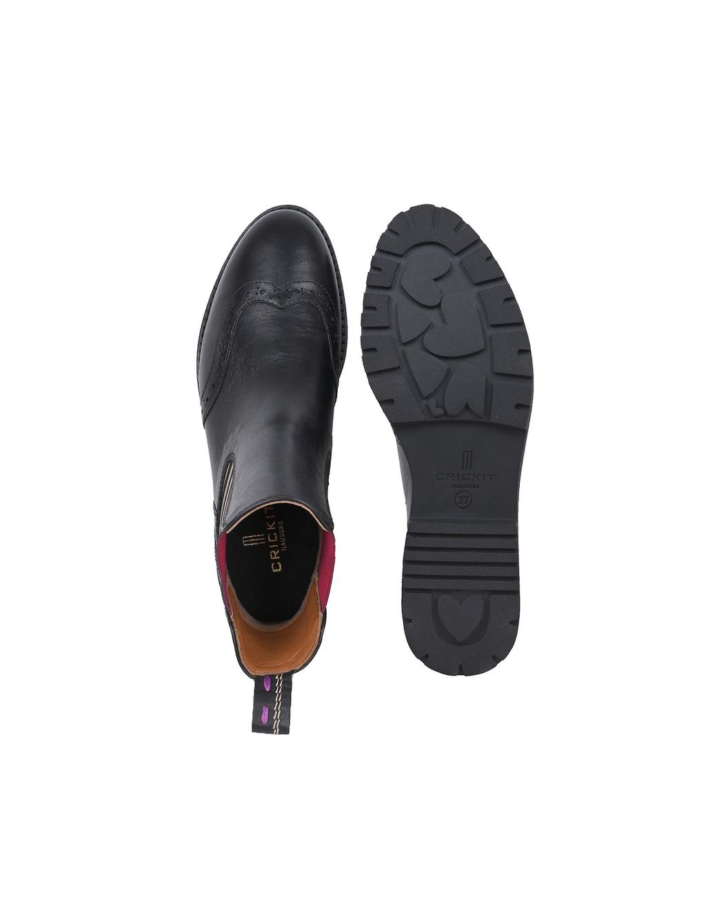 CRICKIT Black Chelsea Boot Sera