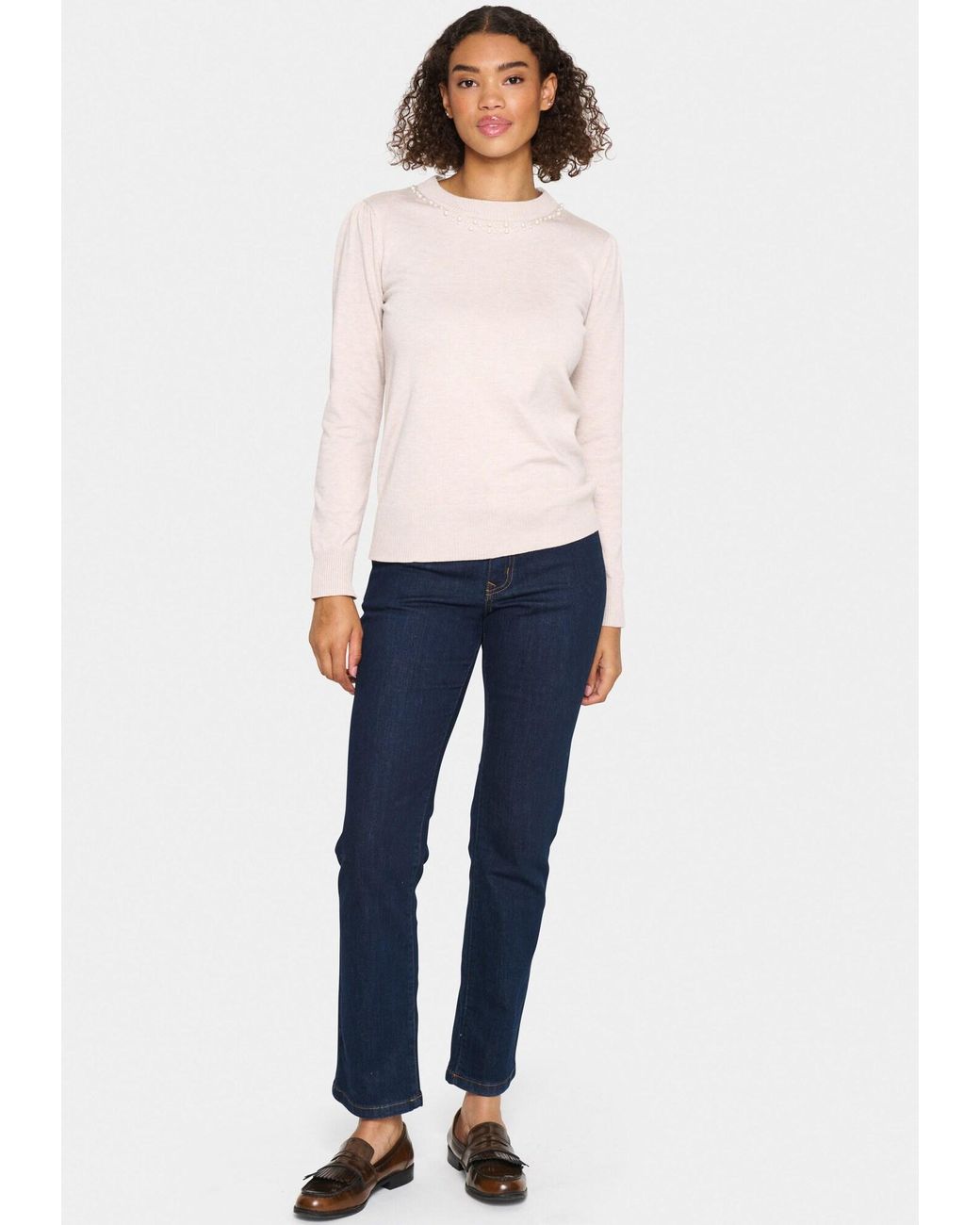 Saint Tropez Natural Pullover
