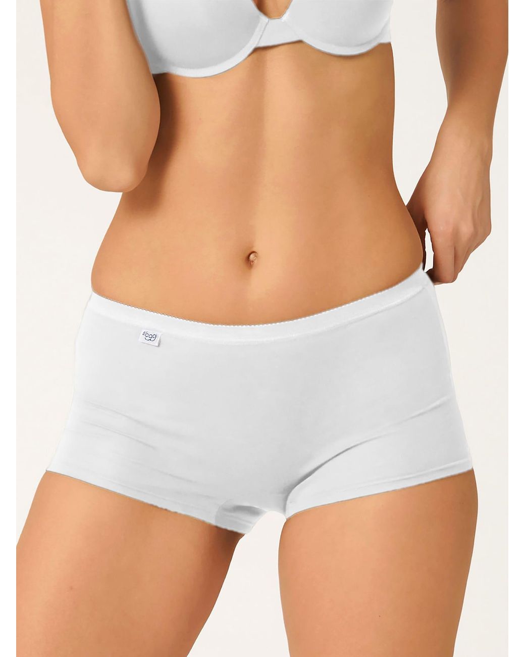 Sloggi White Retro Pants Basic Short