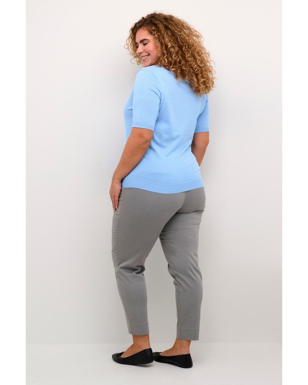 Kaffe Blue Pullover Clizzy