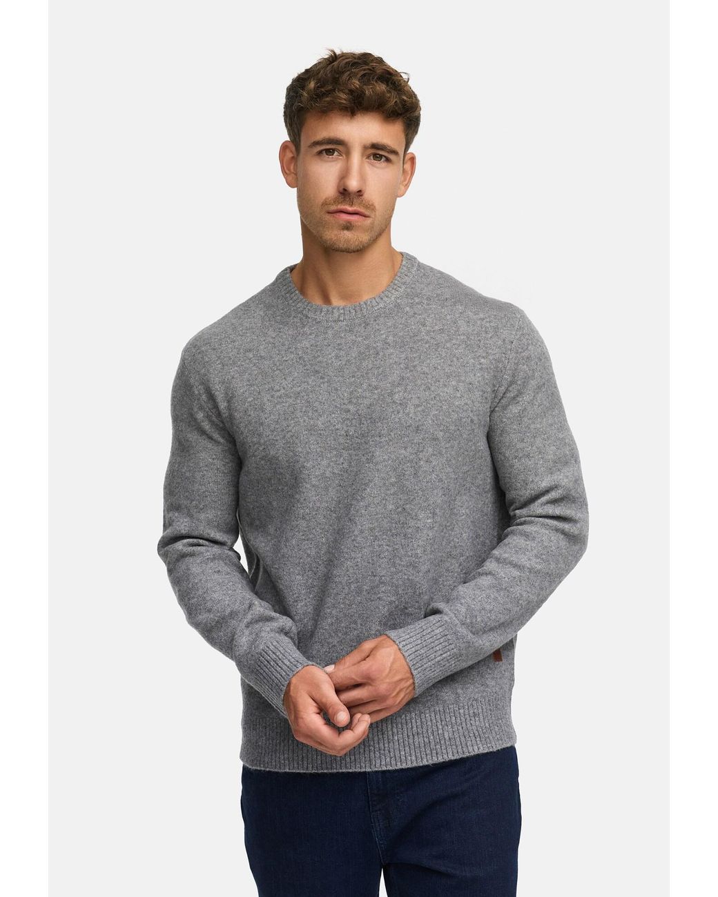 INDICODE Pullover Intrax in Gray für Herren