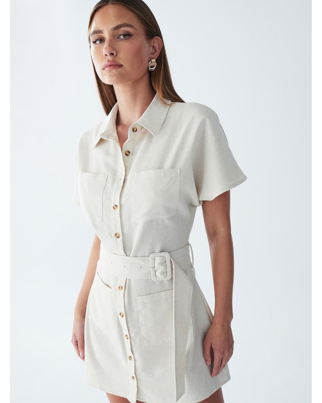 Willa White Blusenkleid Zel