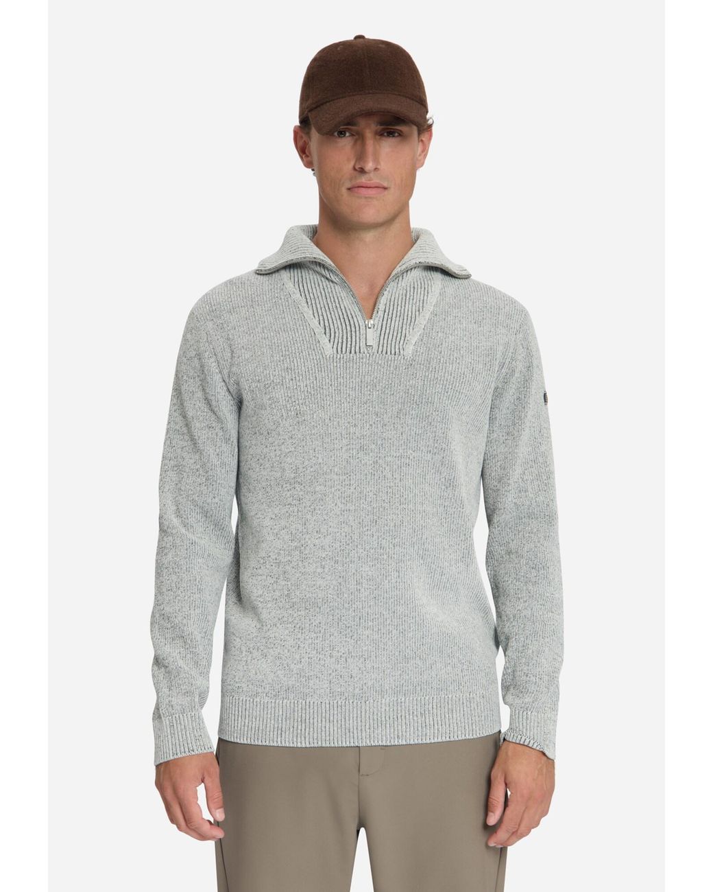 No Excess Pullover in Gray für Herren