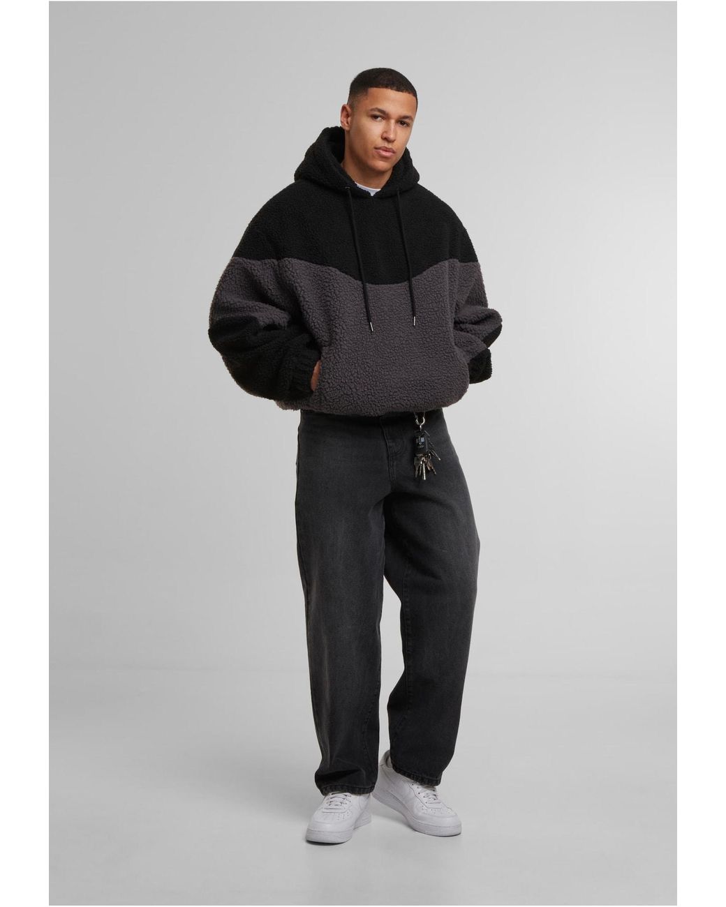Urban Classics Pullover Weavy in Black für Herren