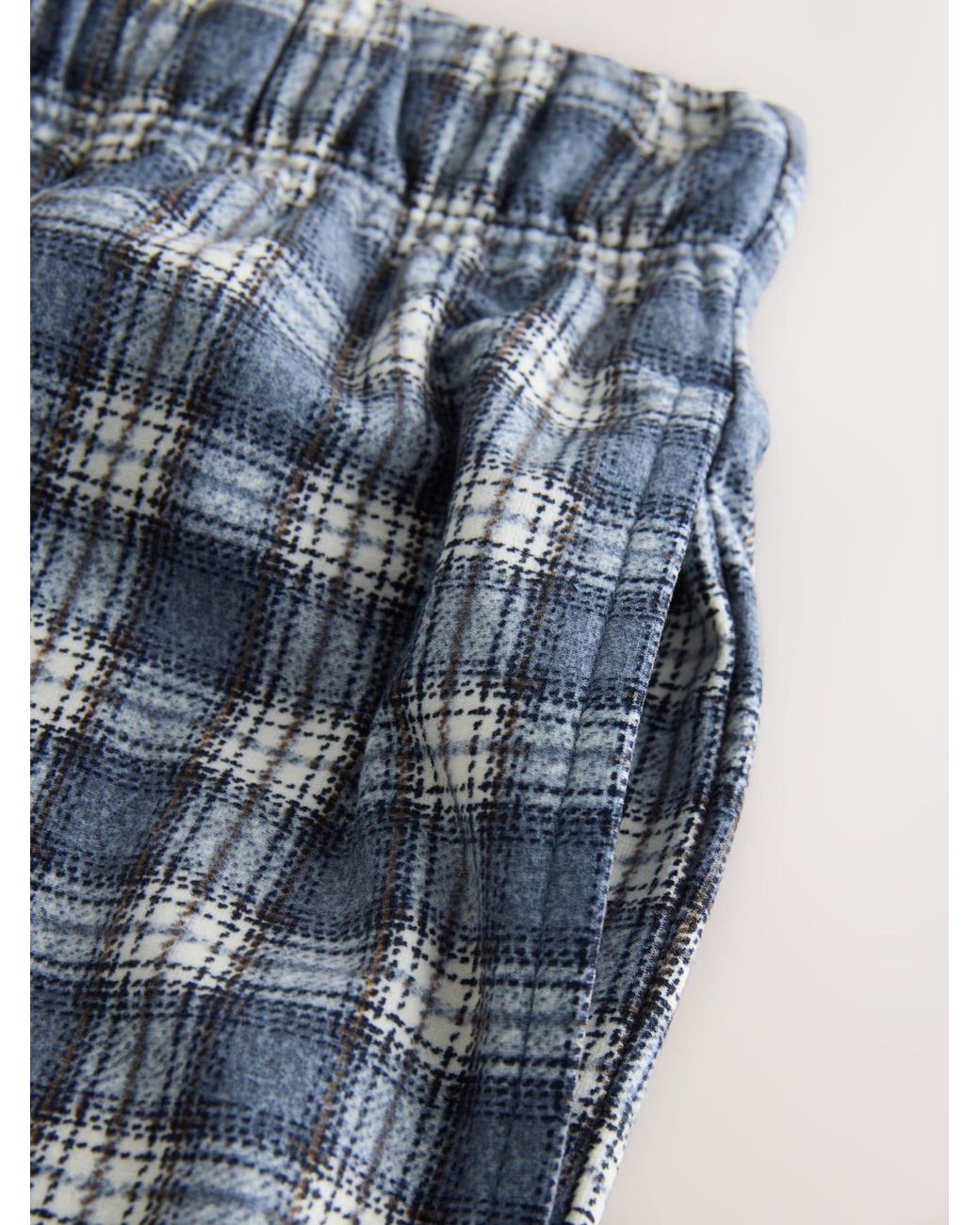 Next Pyjamahose Motion Flex in Blue für Herren