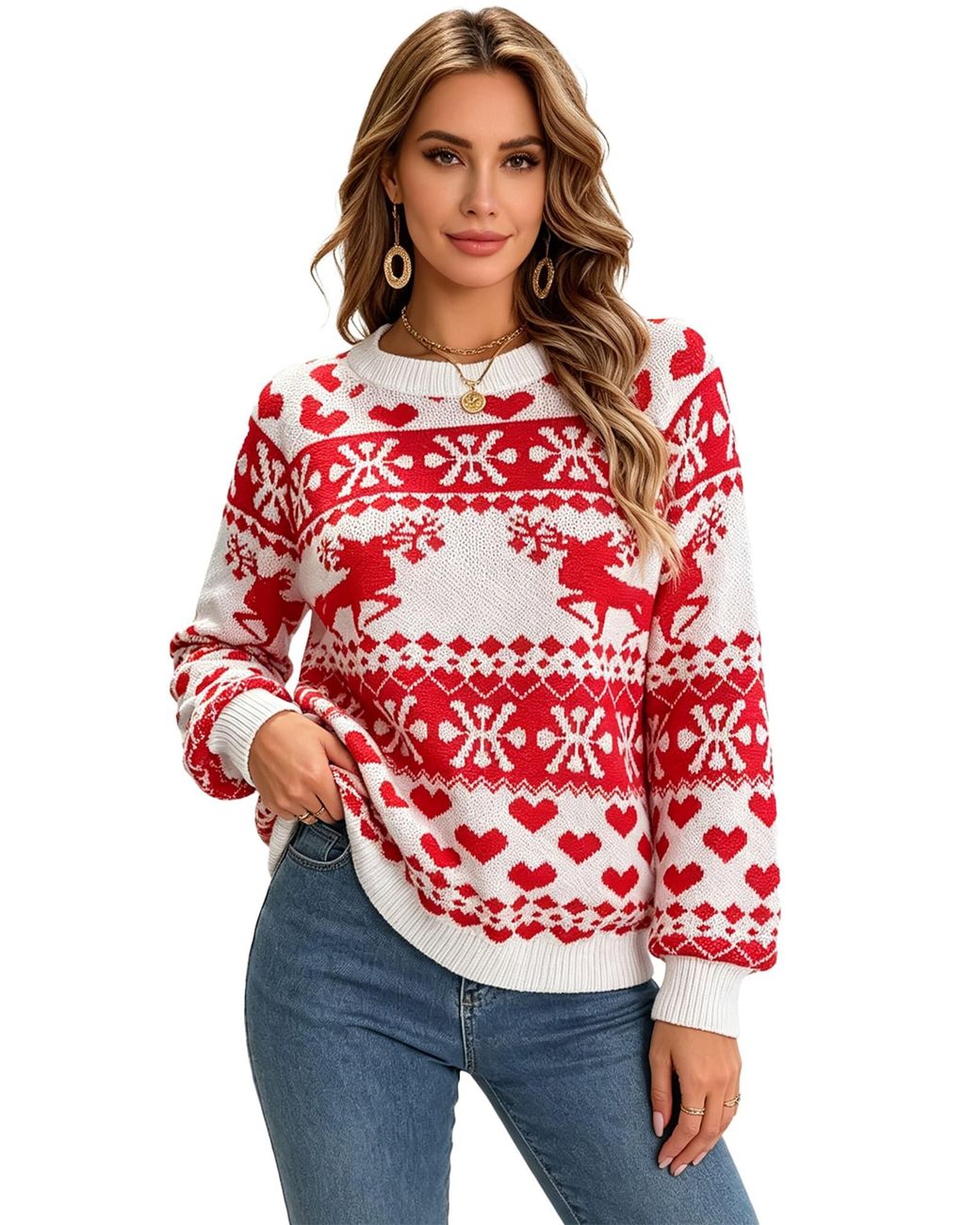 KoJooin Red Pullover