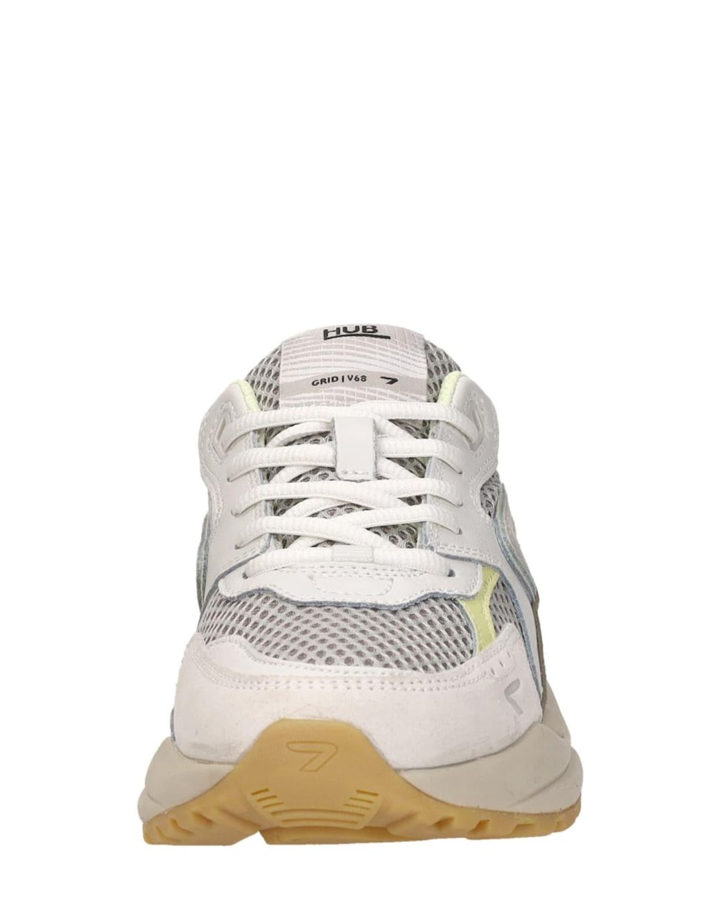 Hub White Sneaker Low Grid M46