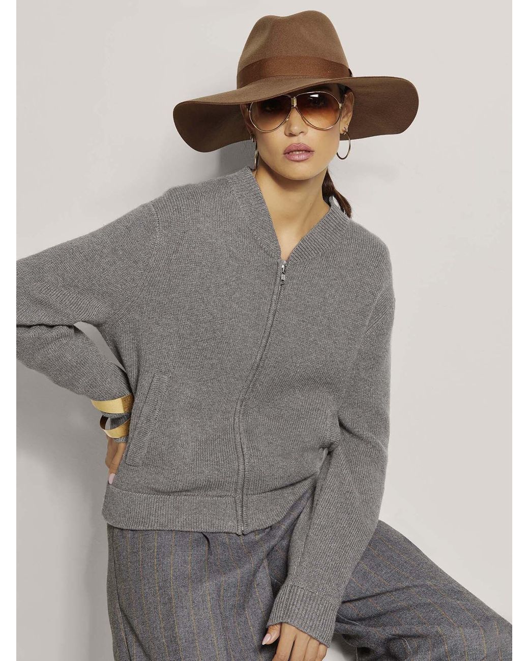 Madeleine Gray Strickblouson