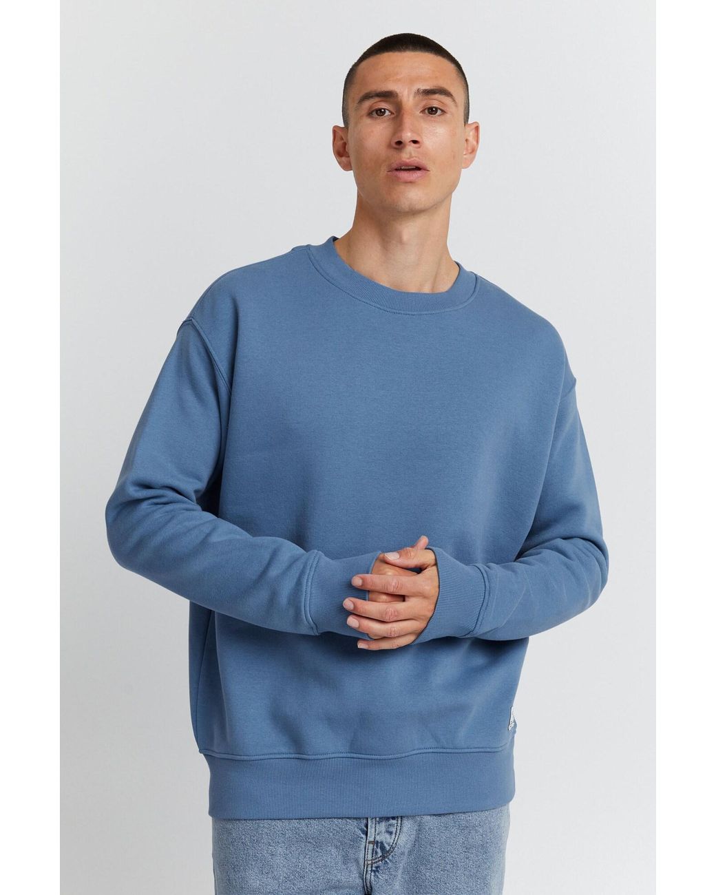 Solid Sweatshirt Lenz in Blue für Herren